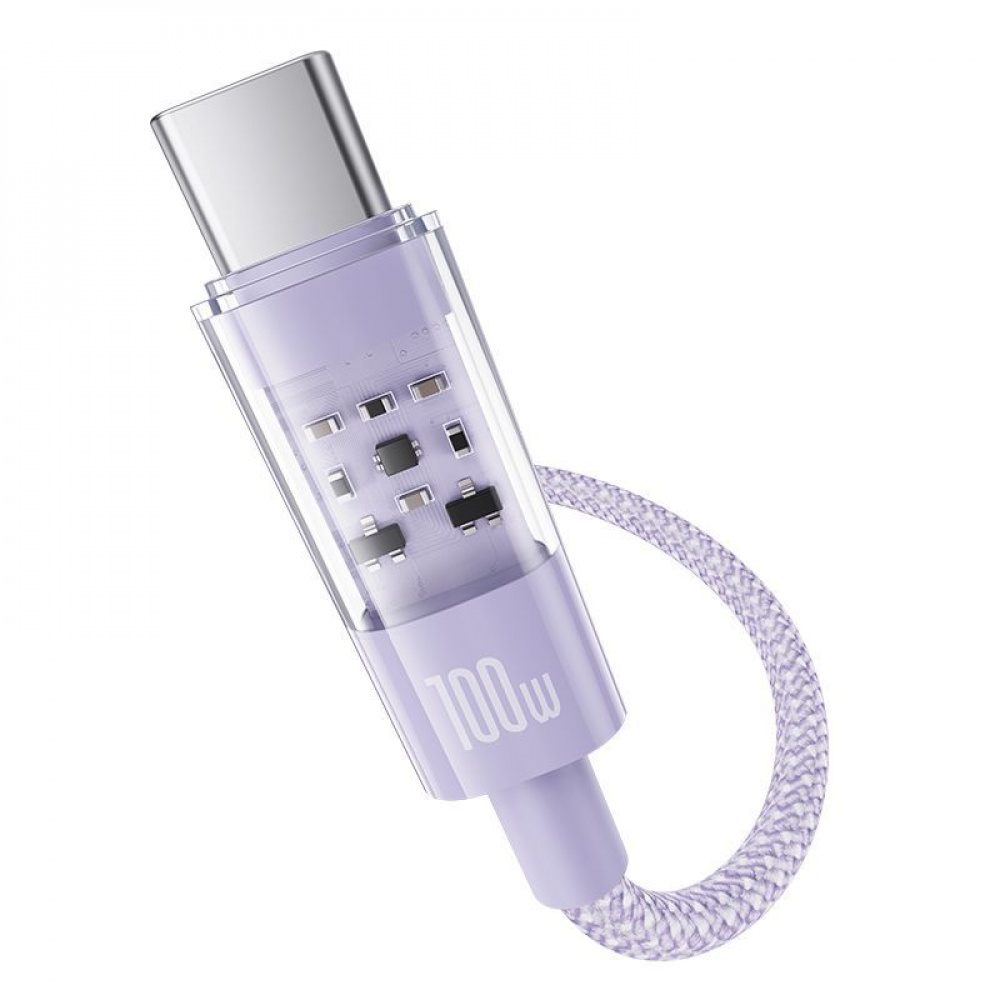 Кабель Baseus Gem Fast-Charging Type-C to Type-C 100W 2m - фото 17