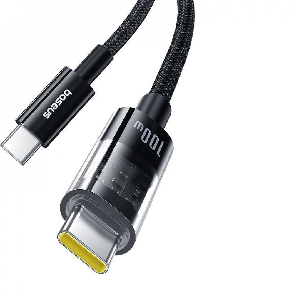 Кабель Baseus Gem Fast-Charging Type-C to Type-C 100W 2m - фото 12