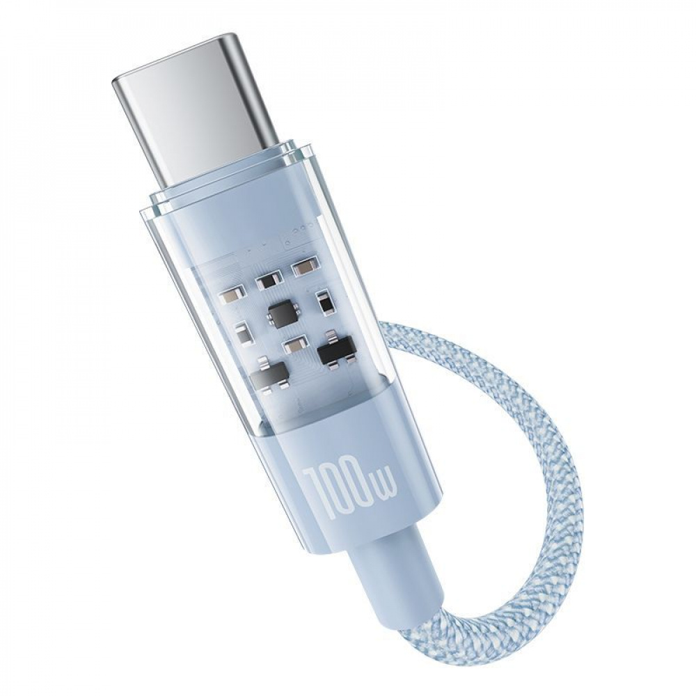 Кабель Baseus Gem Fast-Charging Type-C to Type-C 100W 2m - фото 9