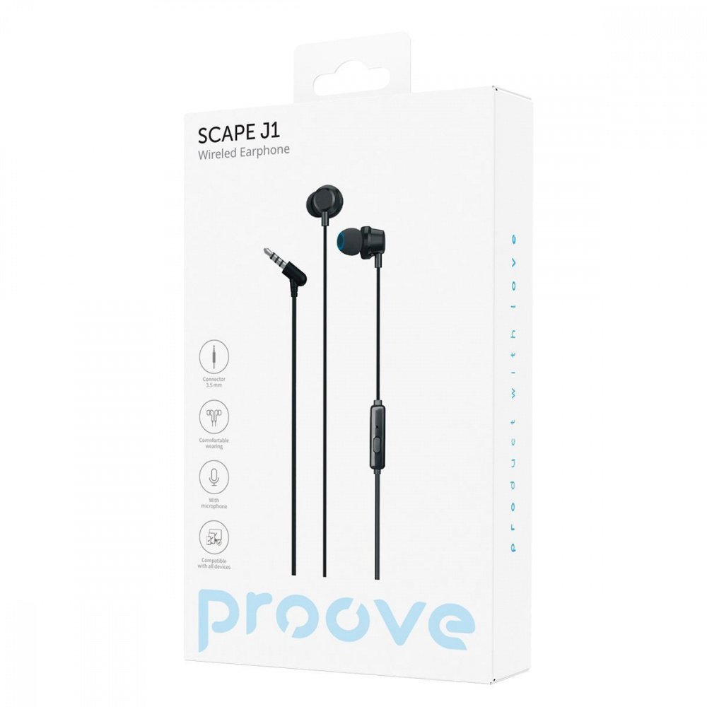 Наушники Proove Scape J1 3.5mm - фото 1