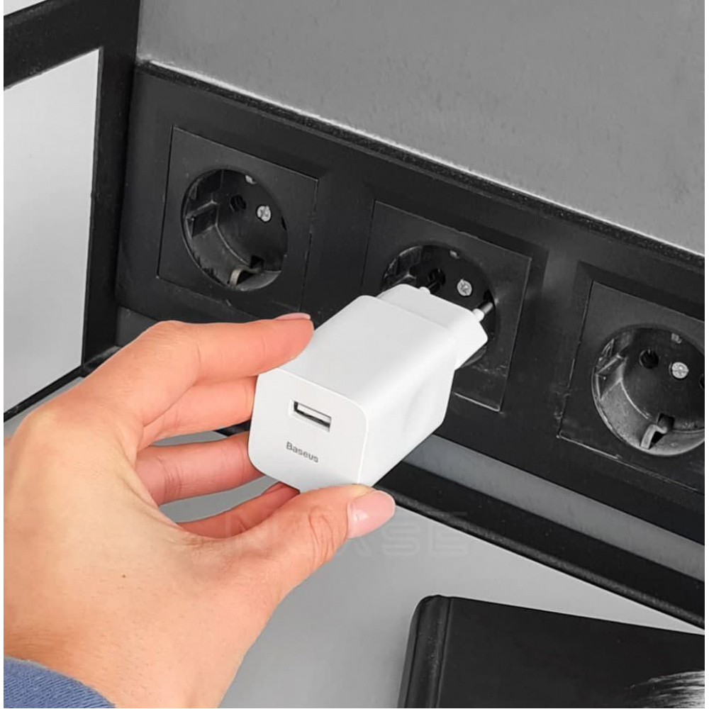 Мережевий Зарядний Пристрій Baseus Wall Charger QC3.0 — Придбати в Україні - фото 4