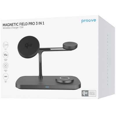Купить Беспроводное ЗУ Proove Magnetic Field Pro 3 in 1 Qi2 62039 - Ncase