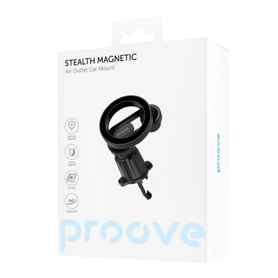 Автомобільний тримач Proove Stealth Magnetic Air Outlet Car Mount Magnetic Ring — Придбати в Україні