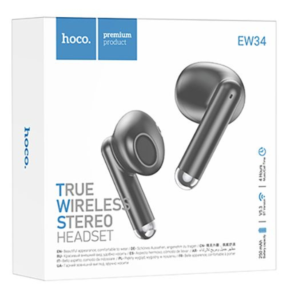 Бездротові навушники Hoco EW34 Full TWS — Придбати в Україні