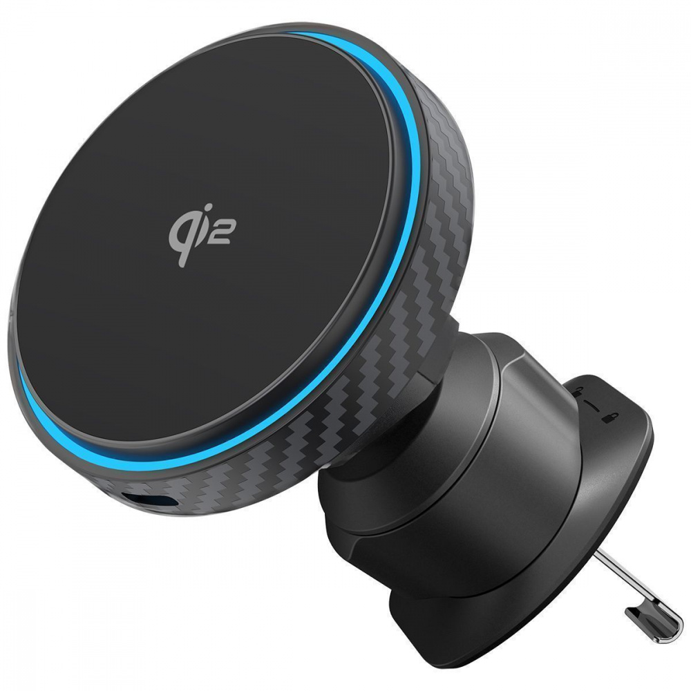 Автомобільний тримач з Бездротовим ЗП Proove Graphite Circle Qi2 15W — Придбати в Україні