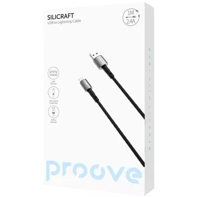 Кабель Proove Silicraft USB to Lightning 2.4A (1m) — Придбати в Україні