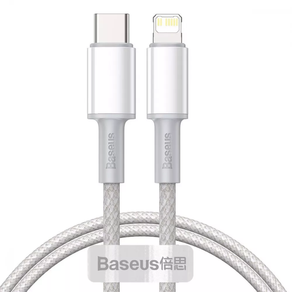 Кабель Baseus High Density Braided Type-C to Lightning PD 20W (1m) - фото 9