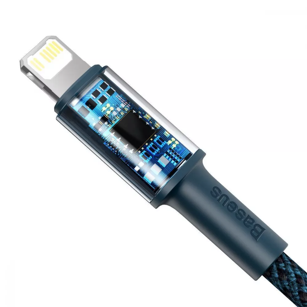 Кабель Baseus High Density Braided Type-C to Lightning PD 20W (1m) - фото 5
