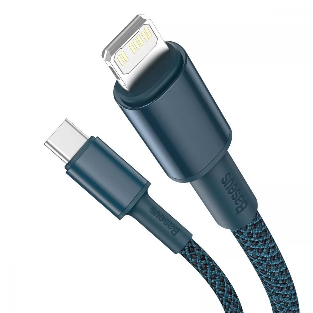 Кабель Baseus High Density Braided Type-C to Lightning PD 20W (1m) - фото 3