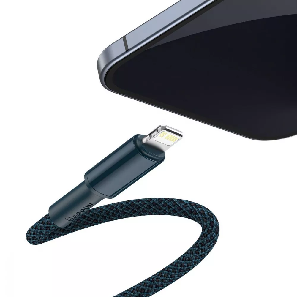 Кабель Baseus High Density Braided Type-C to Lightning PD 20W (1m) - фото 4