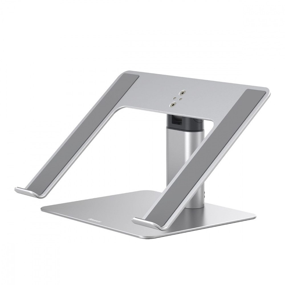 Подставка для ноутбука Baseus Metal Adjustable Laptop Stand Silver - фото 4
