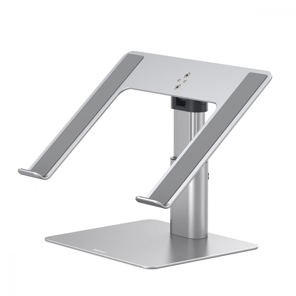 Подставка для ноутбука Baseus Metal Adjustable Laptop Stand Silver - фото 2