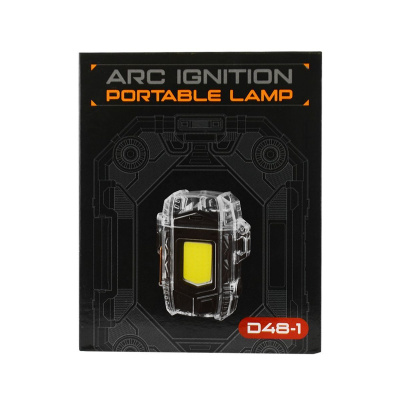 Акумуляторний LED ліхтарик D48-1 з запальничкою — Придбати в Україні