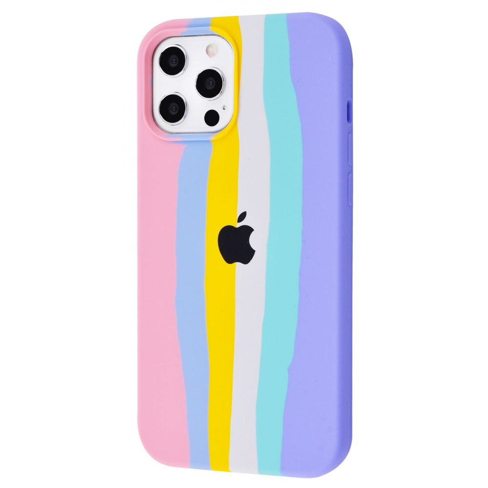 Чехол Rainbow Silicone Case iPhone 12 Pro Max - фото 9