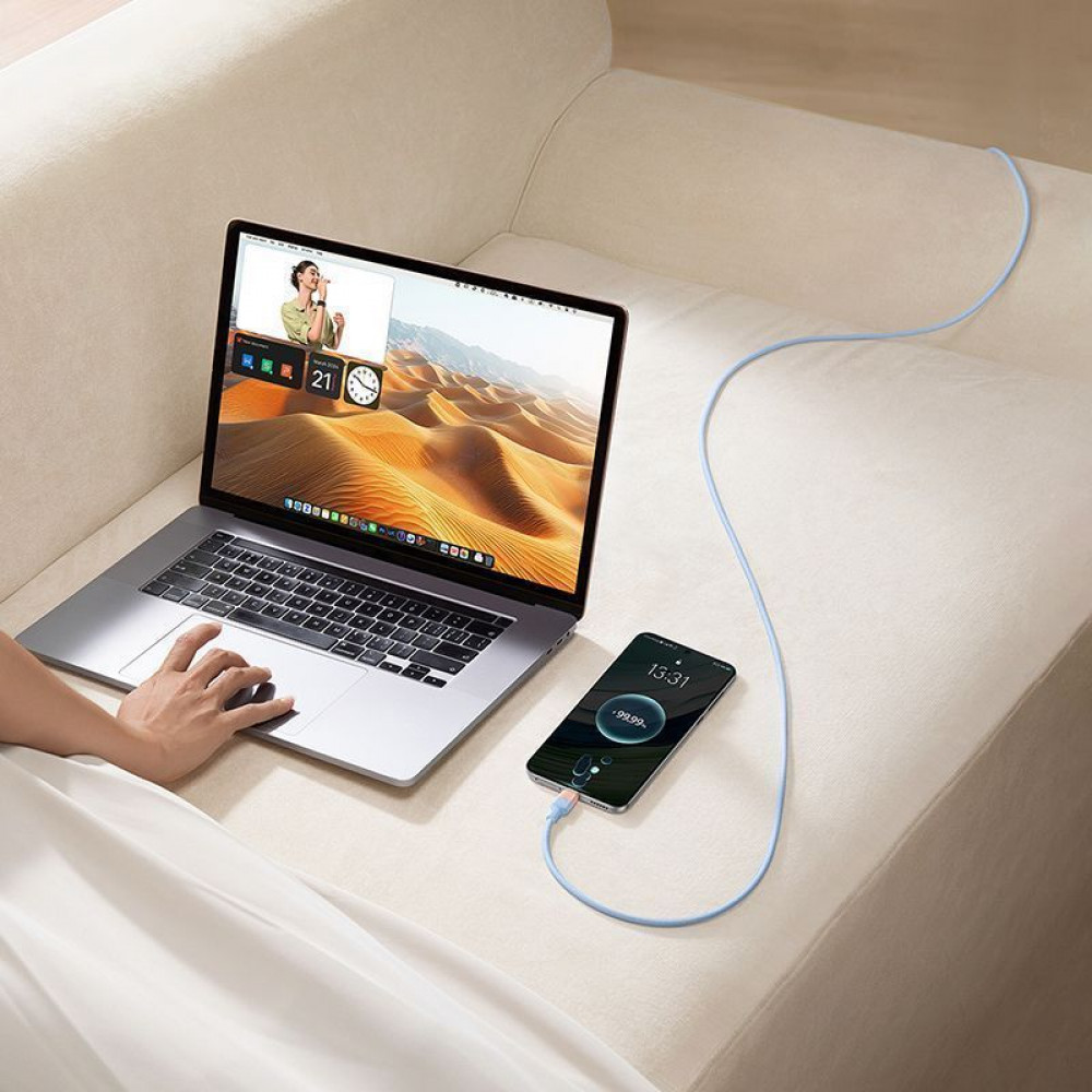 Кабель Baseus Discolor Series Fast Charging Type-C 100W (1m) — Придбати в Україні - фото 10