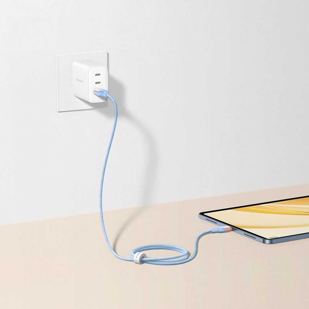 Кабель Baseus Discolor Series Fast Charging Type-C 100W (1m) — Придбати в Україні - фото 11