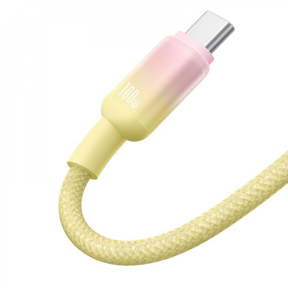 Кабель Baseus Discolor Series Fast Charging Type-C 100W (1m) blue на малюнкі №15