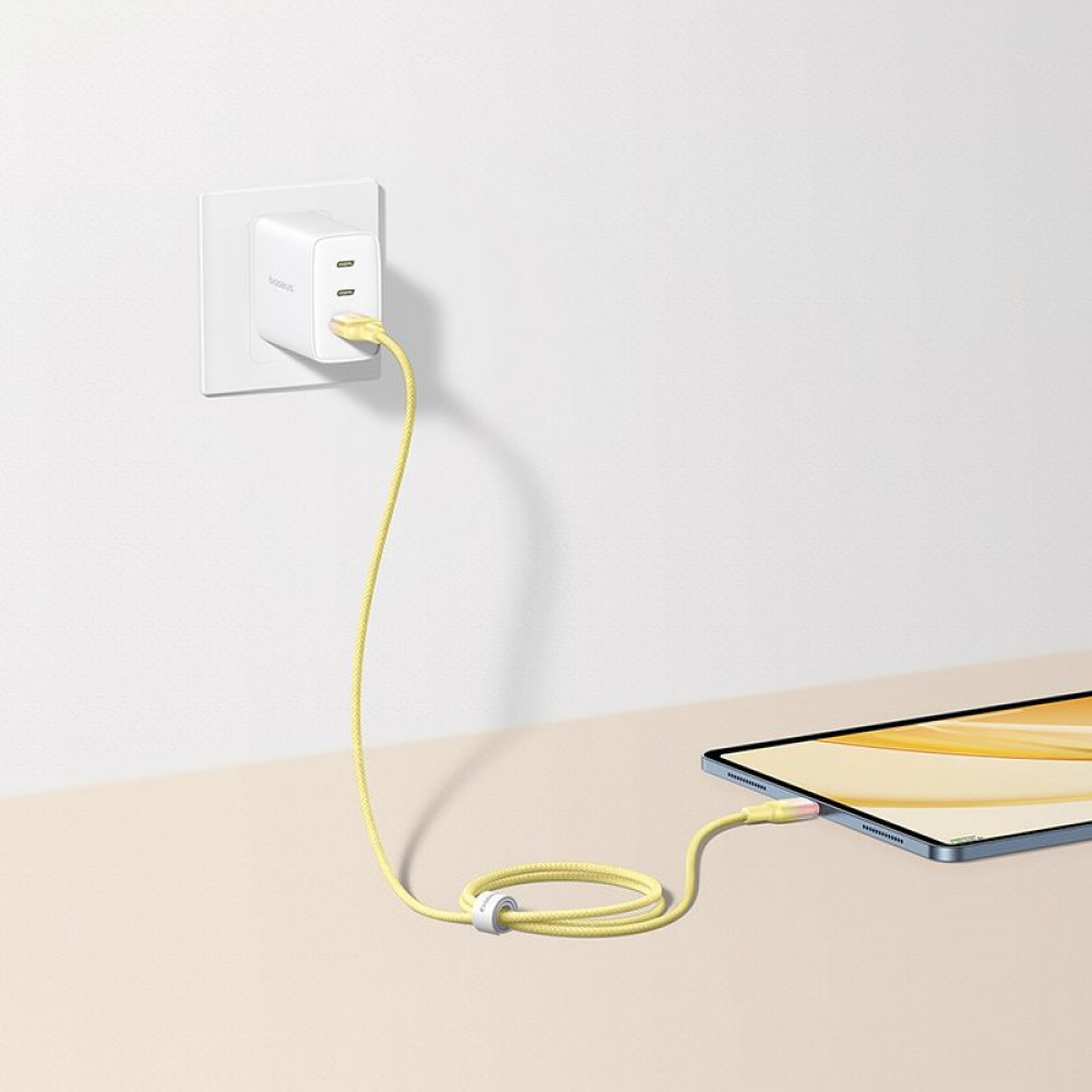 Кабель Baseus Discolor Series Fast Charging Type-C 100W (1m) blue на малюнкі №17