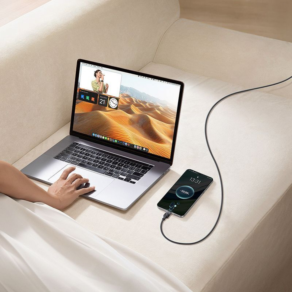 Кабель Baseus Discolor Series Fast Charging Type-C 100W (1m) — Придбати в Україні - фото 5