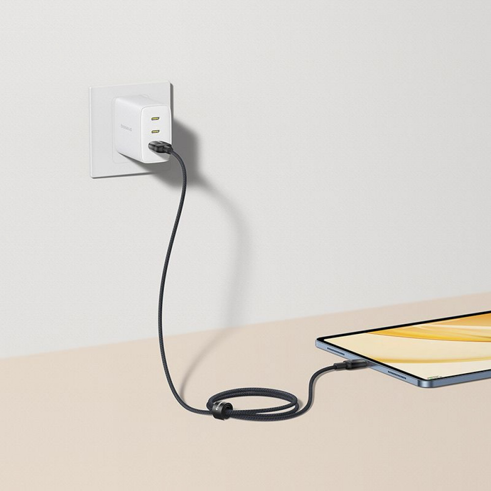 Кабель Baseus Discolor Series Fast Charging Type-C 100W (1m) blue на малюнкі №7