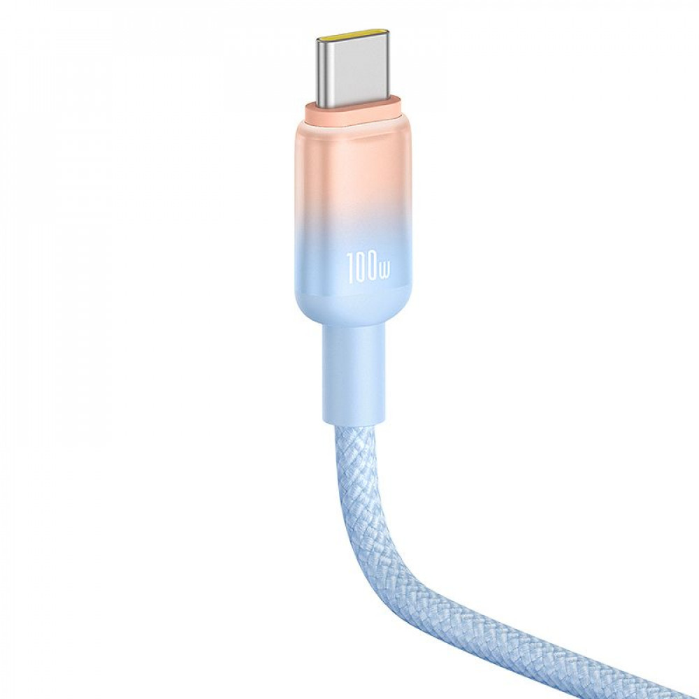 Кабель Baseus Discolor Series Fast Charging Type-C 100W (1m) blue на малюнкі №8