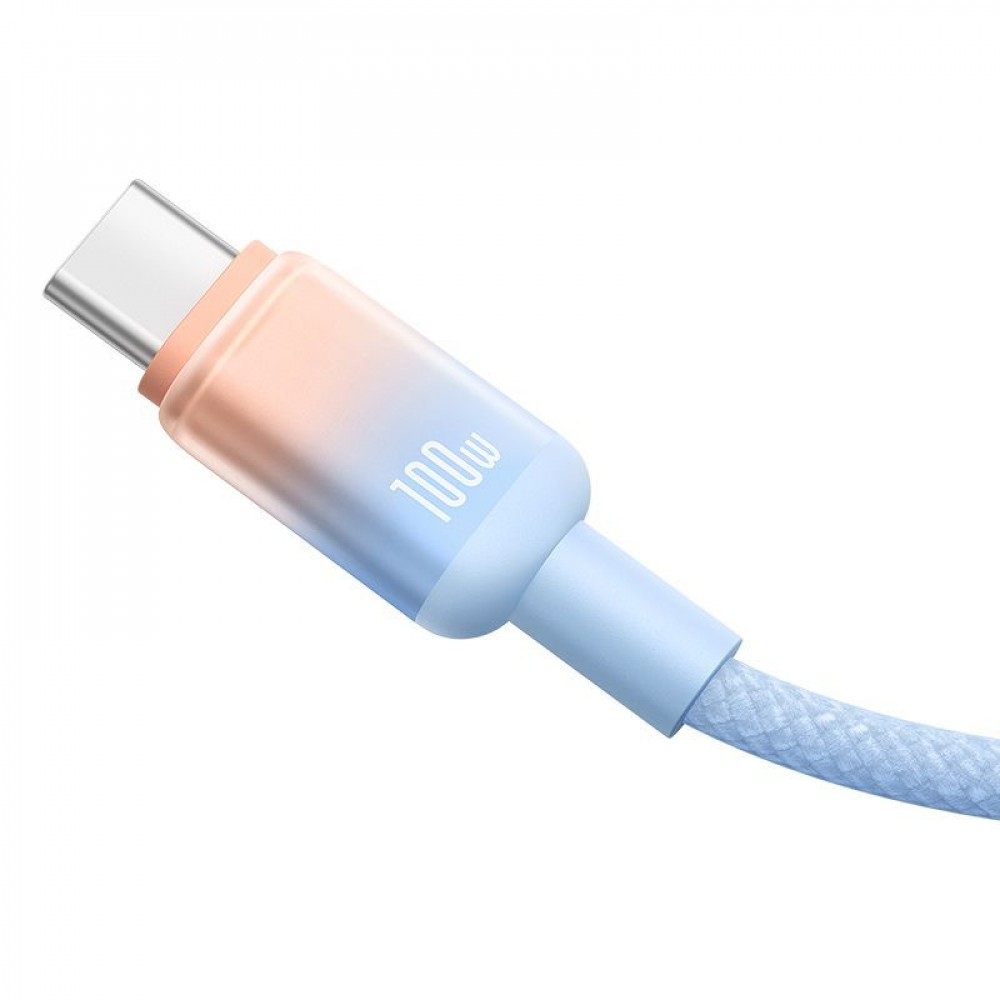 Кабель Baseus Discolor Series Fast Charging Type-C 100W (1m) — Придбати в Україні - фото 8