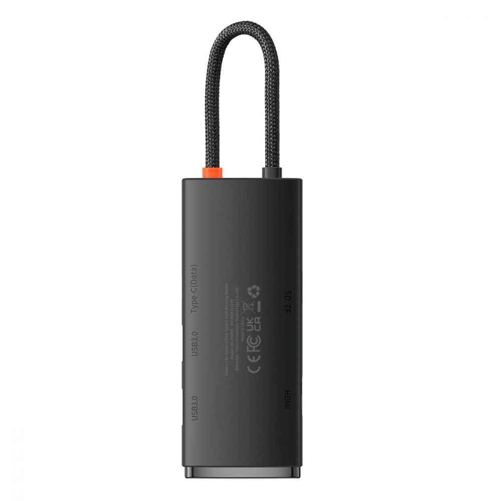 USB-Хаб Baseus Lite Series 6-in-1  (Type-C to HDMI + 2xUSB 3.0 + Type-C + SD/TF) - фото 6