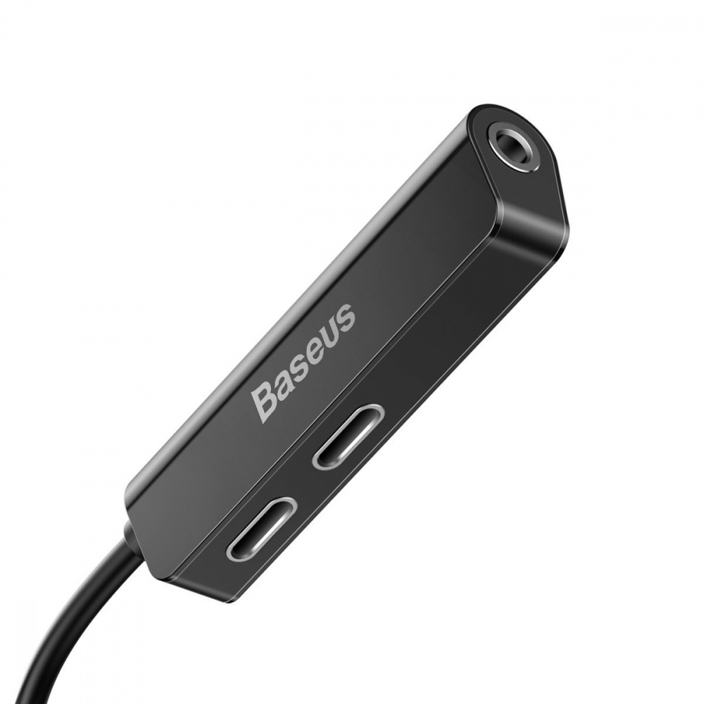 Перехідник AUX Baseus L52 Lightning to 2xLightning + 3.5mm — Придбати в Україні - фото 3