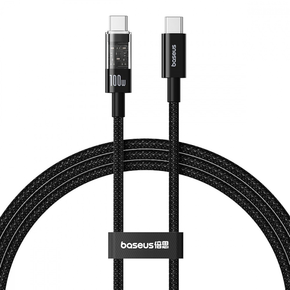 Кабель Baseus Gem Fast-Charging Data Cable Type-C to Type-C 100W 1m - фото 7