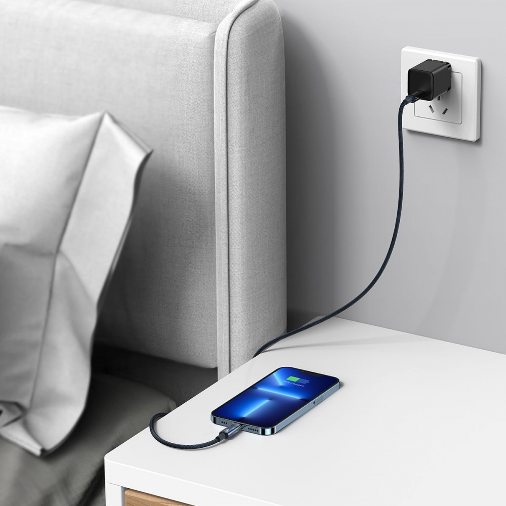 Кабель Baseus Explorer Series Auto Power-Off Type-C to Lightning 20W (1m) — Придбати в Україні - фото 4