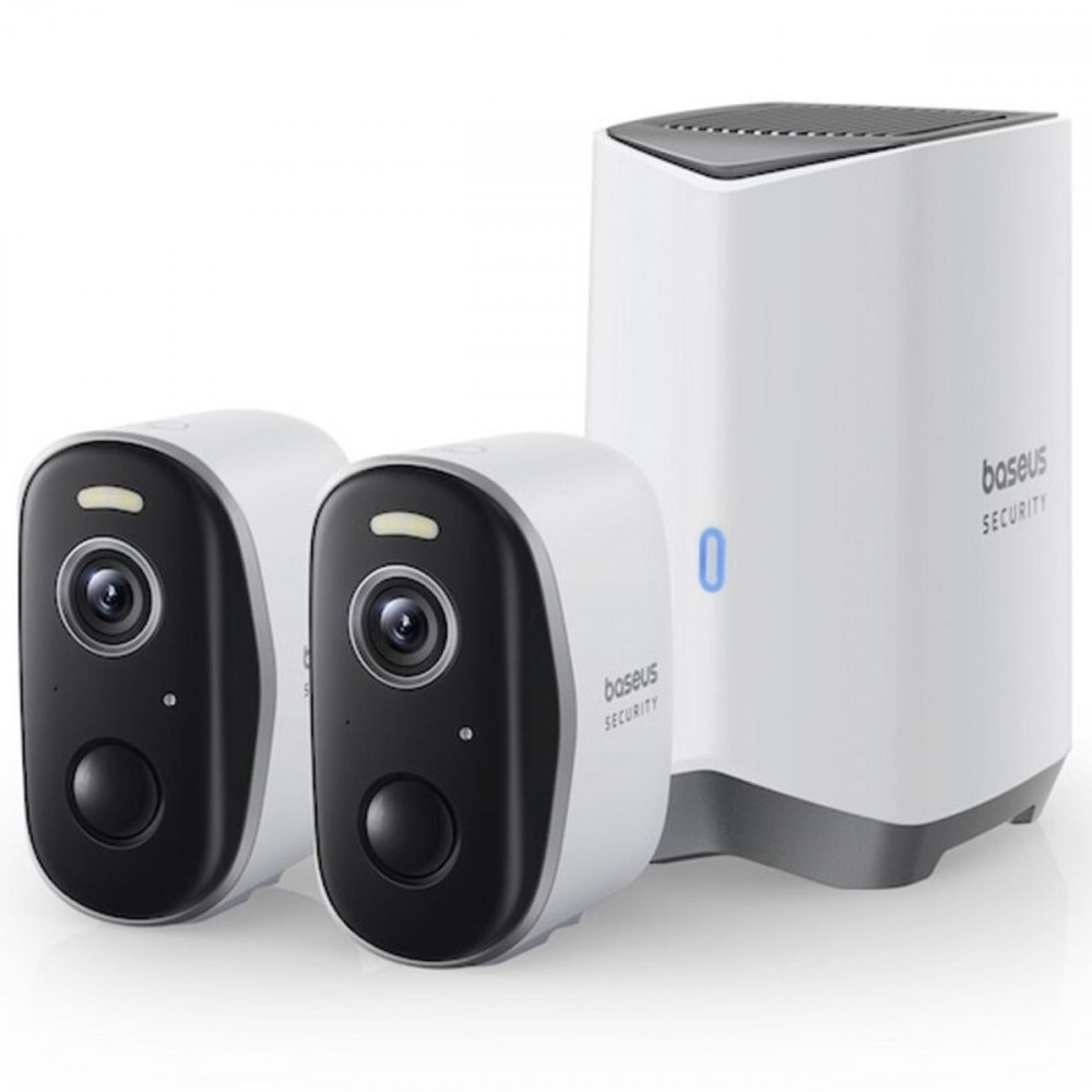 Набор камер Baseus Security N1 Plus Outdoor 2K (2pcs) - фото 2