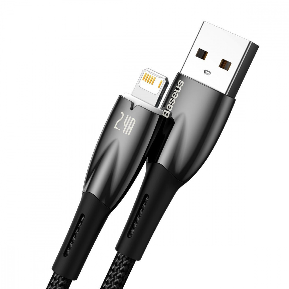 Кабель Baseus Glimmer Series Fast Charging Lightning 2.4A (2m) — Придбати в Україні - фото 1