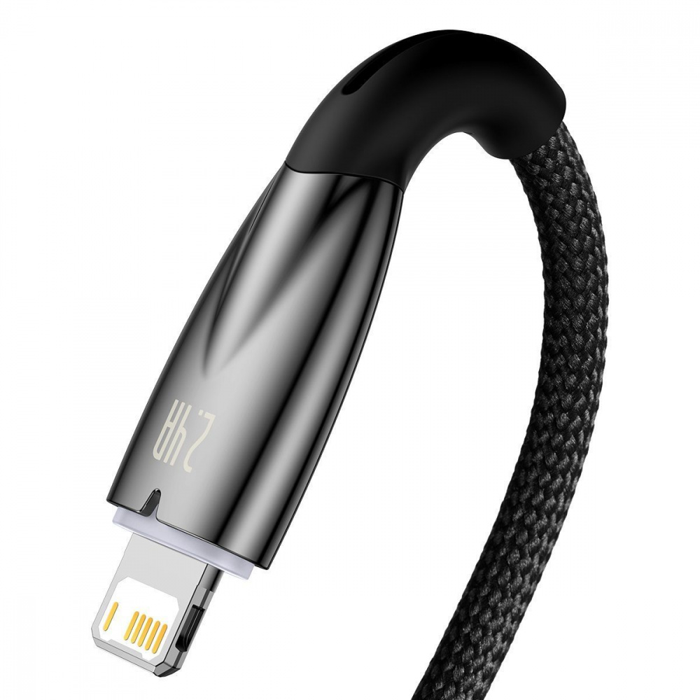 Кабель Baseus Glimmer Series Fast Charging Lightning 2.4A (2m) — Придбати в Україні - фото 3
