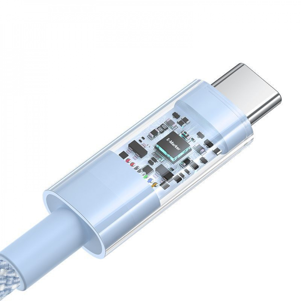 Кабель Baseus Gem Fast-Charging Type-C to Type-C 100W 2m - фото 11