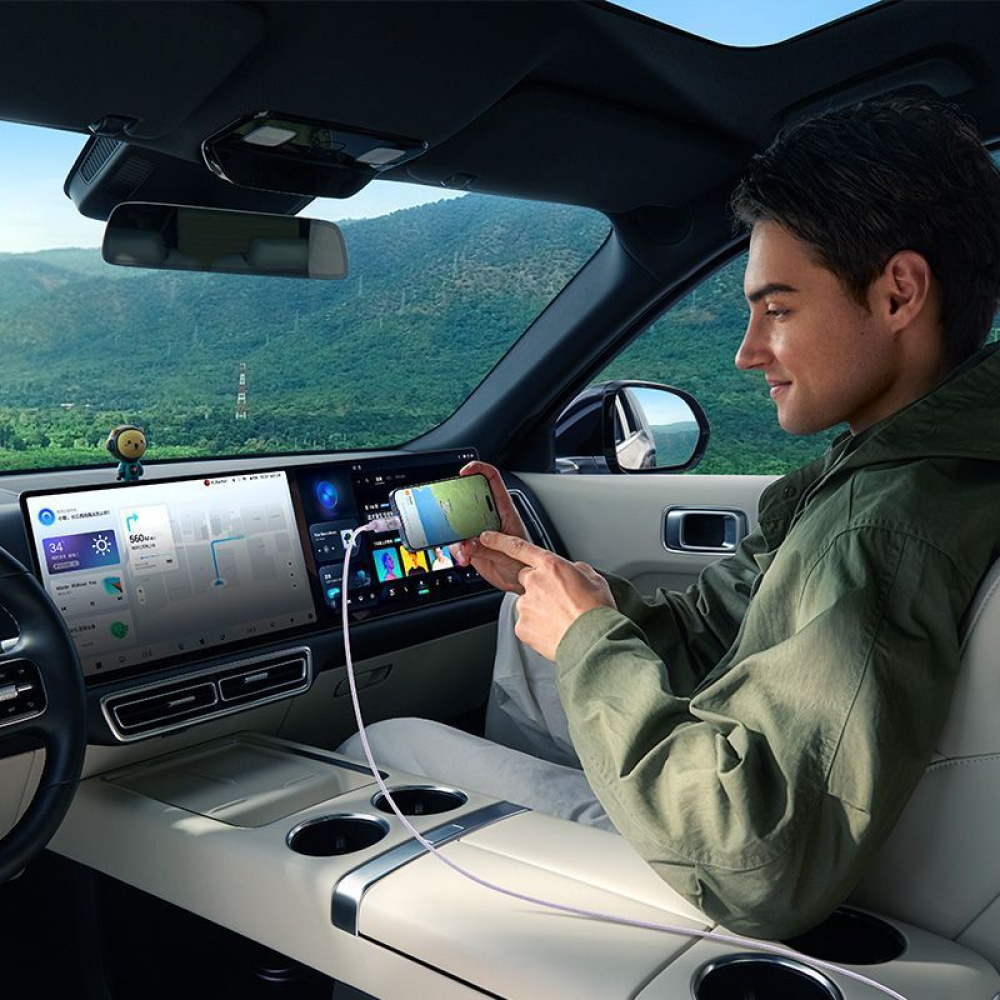 Кабель Baseus Gem Fast-Charging Type-C to Type-C 100W 2m - фото 22