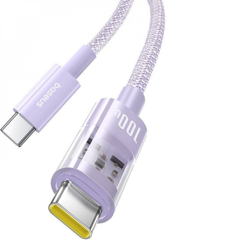 Кабель Baseus Gem Fast-Charging Type-C to Type-C 100W 2m - фото 16