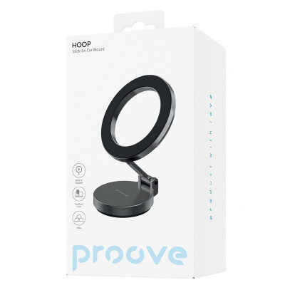 Автомобільний тримач Proove Hoop Stick-on Car Mount Magnetic Ring — Придбати в Україні