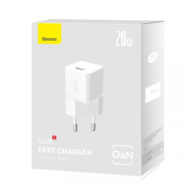 МЗП Baseus GaN5S Fast Charger 20W (1 Type-C) — Придбати в Україні