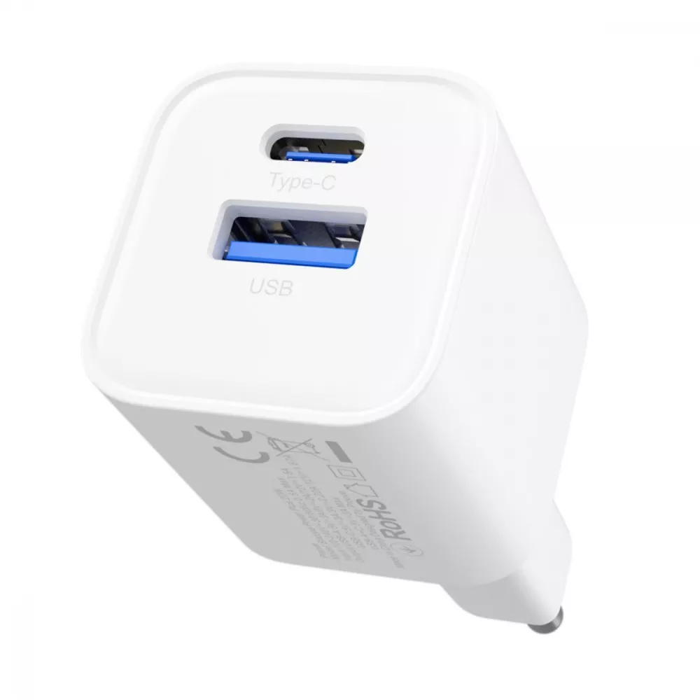 СЗУ Proove Silicone Power Plus 20W (Type-C + USB) - фото 6