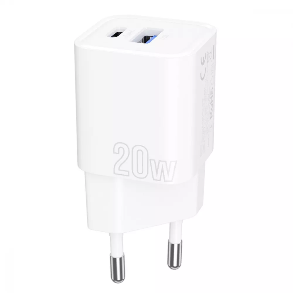 СЗУ Proove Silicone Power Plus 20W (Type-C + USB) - фото 3