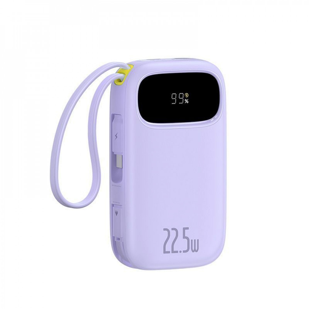 Портативна Батарея Baseus EnerFill FC31  20000mAh 22.5W with Built-in Type-C to Lightning Cable — Придбати в Україні - фото 3