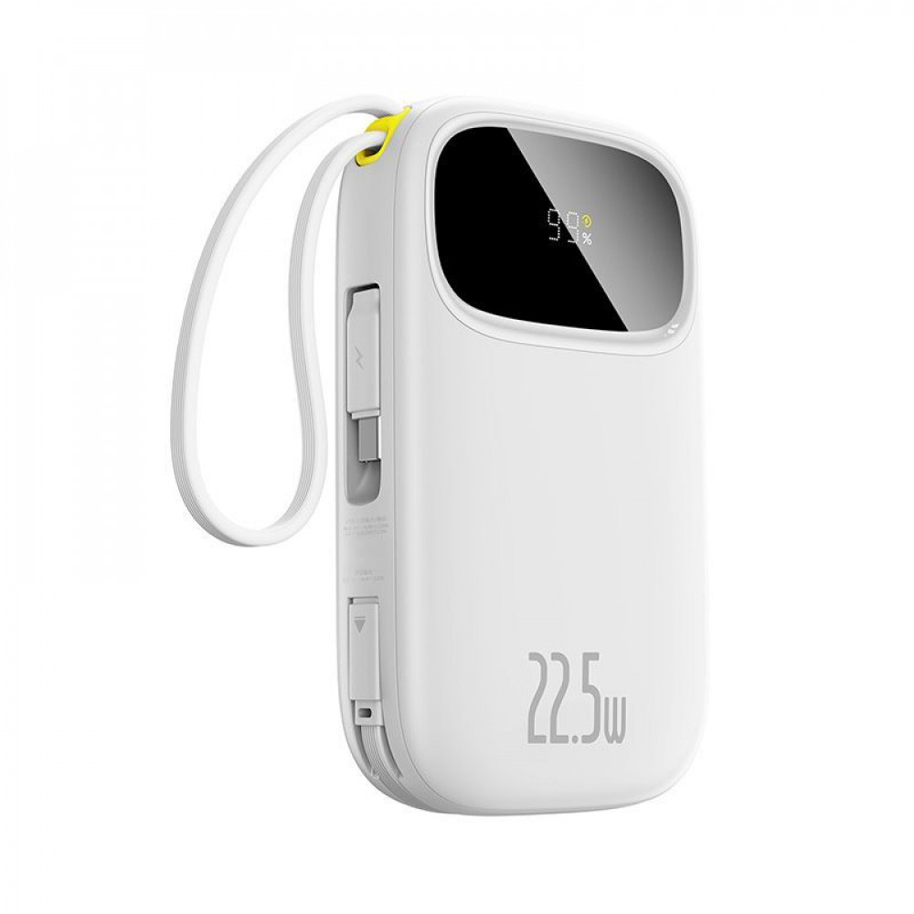 Портативна Батарея Baseus EnerFill FC31  20000mAh 22.5W with Built-in Type-C to Lightning Cable — Придбати в Україні - фото 5