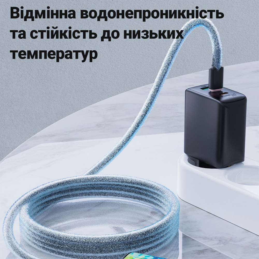Кабель Acefast C2-03 Type-C to Type-C 60W (1.2m) — Придбати в Україні - фото 3