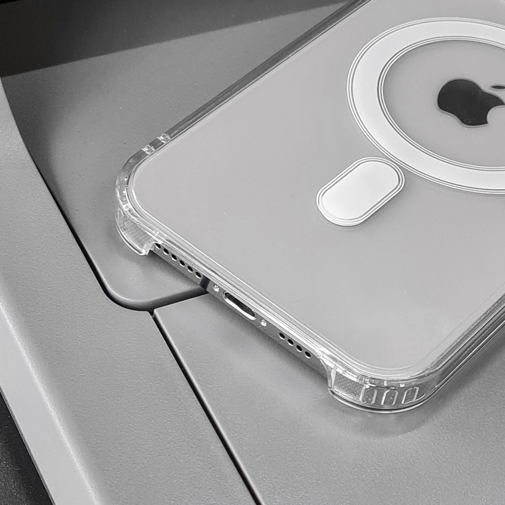 Чехол Clear Case Original Quality with MagSafe and Splash Screen for iPhone 12/12 Pro - фото 16