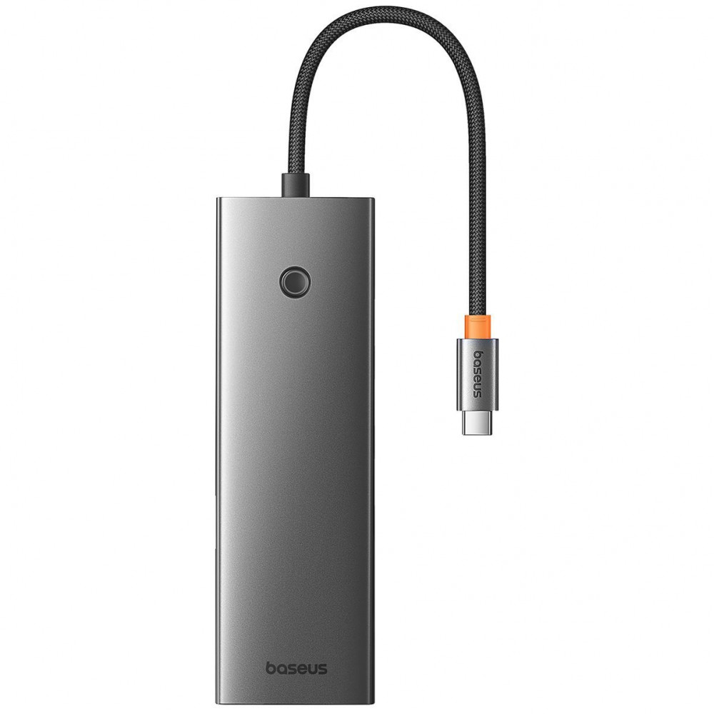 Type-C-Хаб Baseus UltraJoy Series 10-Port HUB (HDMI+VGA+USB3.0*3+PD+RJ45+SD/TF+3.5mm) gray на малюнкі №1
