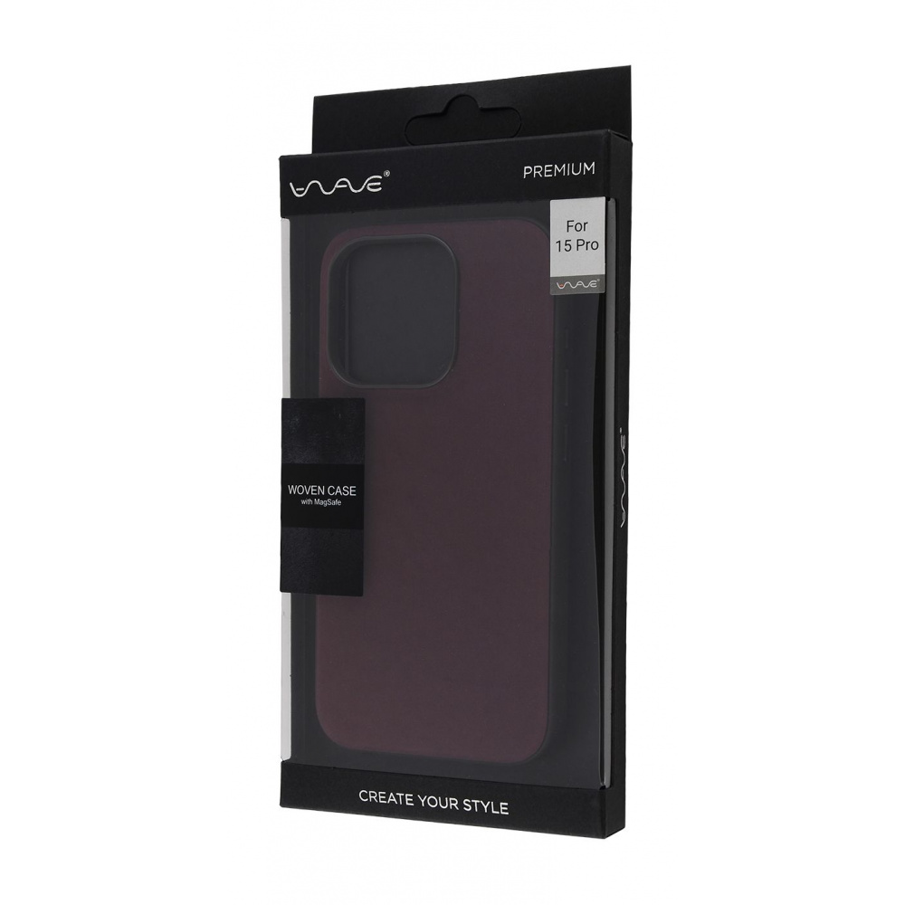 Чехол WAVE Premium Woven Case with Magnetic Ring iPhone 15 Pro - фото 1