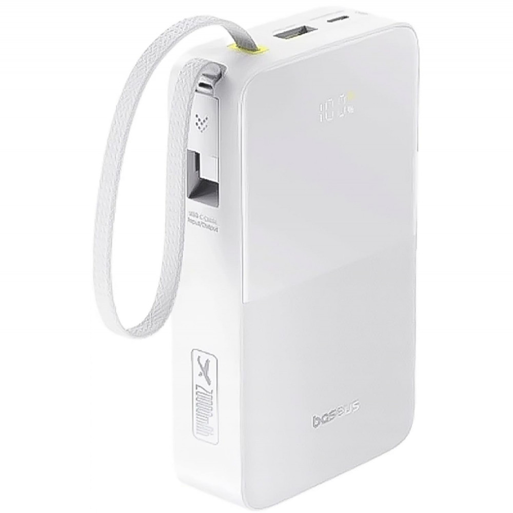 Портативная Батарея Baseus EnerFill Bipow2 Pro 22.5W 20000mAh white на картинке №1