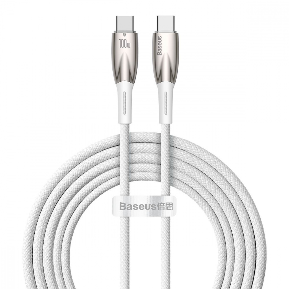 Кабель Baseus Glimmer Series Fast Charging Type-C to Type-C 100W (2m) — Придбати в Україні - фото 7