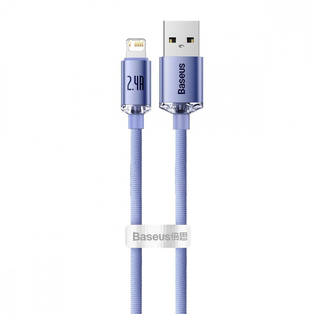 Кабель Baseus Crystal Shine Series Fast Charging Lightning 2.4A (1.2m) — Придбати в Україні - фото 10