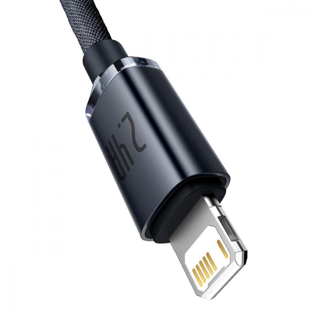 Кабель Baseus Crystal Shine Series Fast Charging Lightning 2.4A (1.2m) — Придбати в Україні - фото 4